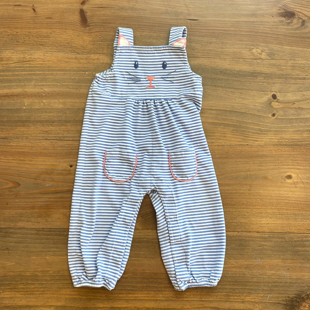 Baby Boden Cat Overalls size 12-18m
